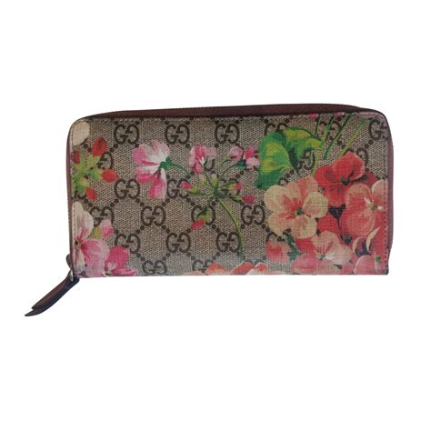 gucci wallet floral|gucci floral wallet for sale.